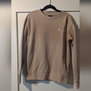Jordan Boys Tan Sweatshirt Size M 10-12
